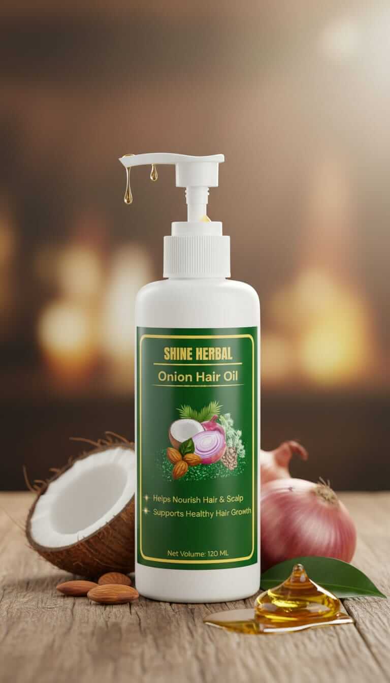 Coconut,Onion,Castor and Almond Oil